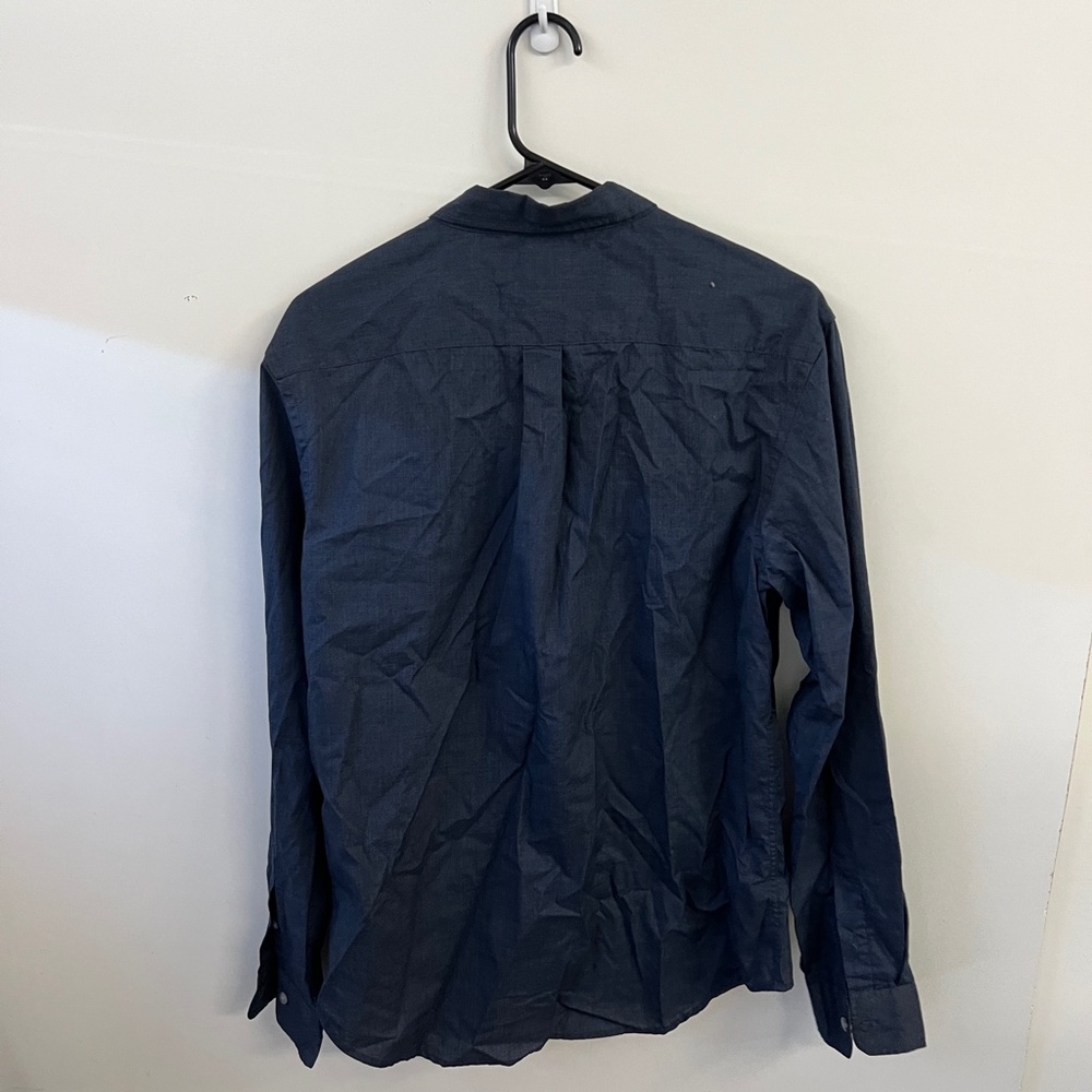 Navy Blue Old Navy Men's Button Up - Picture 2 of 3